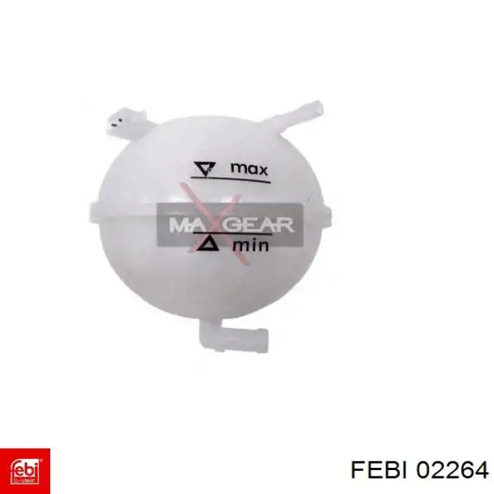 Бачок системи охолодження двигуна розширювальний Febi 02264 ціна, від 9.36 USD