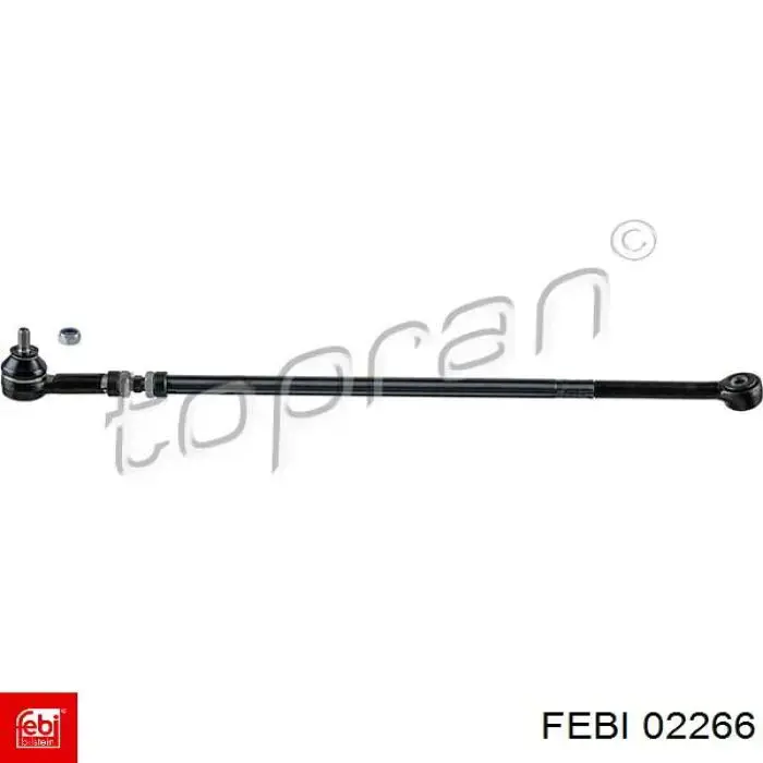 Тяга рульова в зборі, ліва Febi 02266 ціна, від 30.47 USD