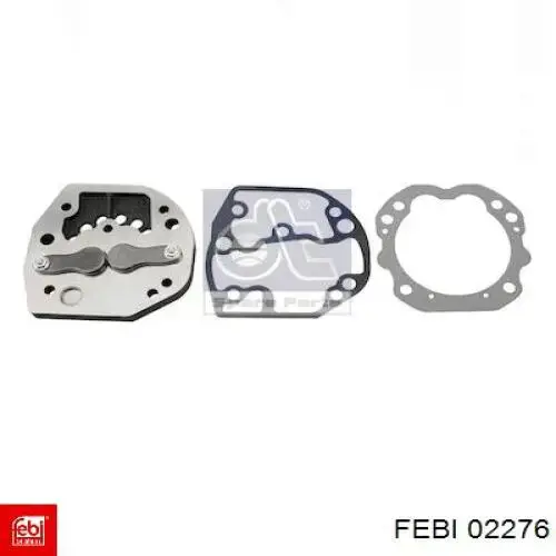 02276 Febi Компресор, плита головки (TRUCK)