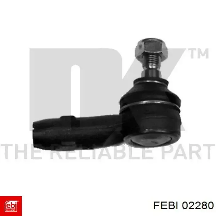Накінечник поперечної рульової тяги Febi 02280 ціна, від 8.33 USD