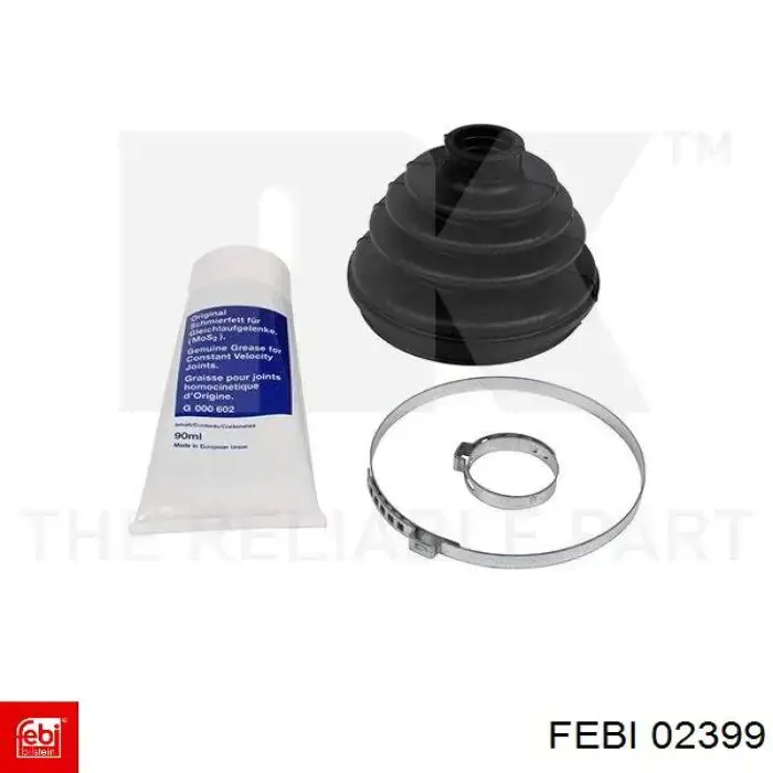 02399 Febi Пильник ШРУСа зовнішній, передній піввісі