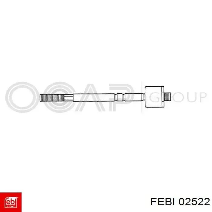 Підвісний підшипник карданного валу Febi 02522 ціна, від 11.14 USD