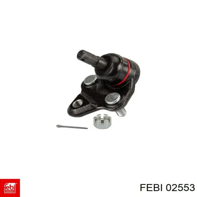 Купити 02553 Febi Диск заднього гальма