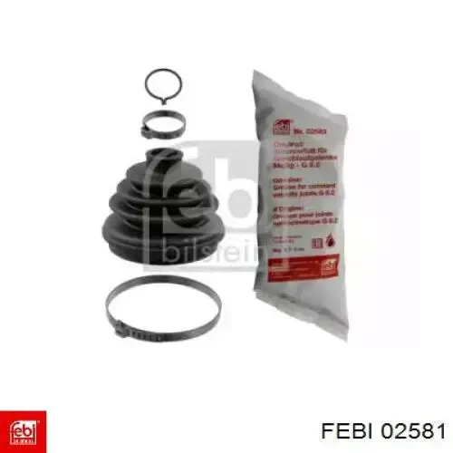 Пильник шарніра кутових швидкостей зовнішній передній Febi 02581 ціна, від 5.64 USD