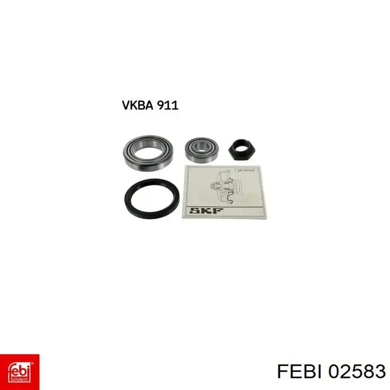 Гальмівні диски передні 02583 Febi