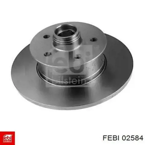 Купити 02584 Febi Ротор гальмівний