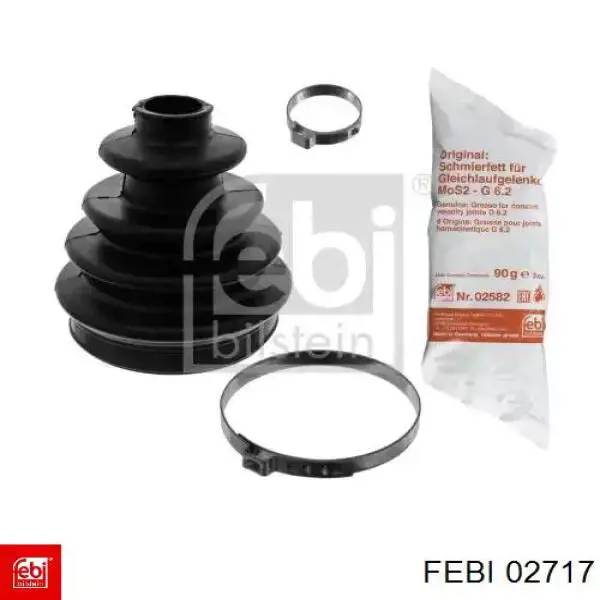 Купити 02717 Febi Пильник шарніра кутових швидкостей внутрішній передній