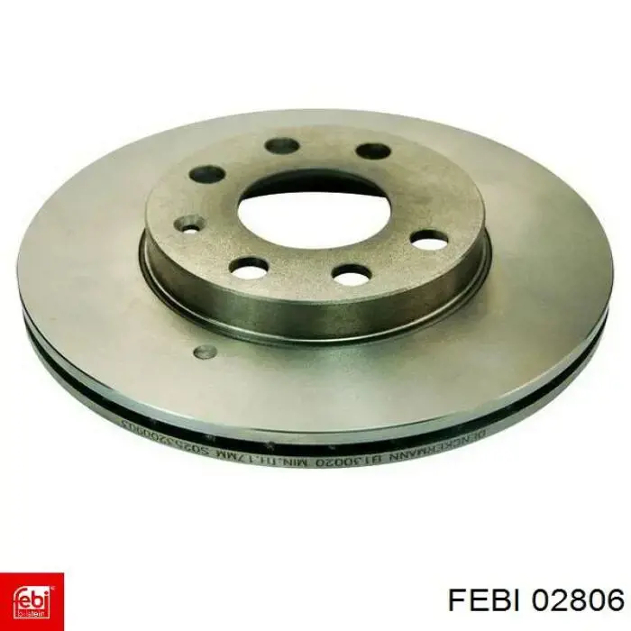 Гальмівні диски передні 02806 Febi