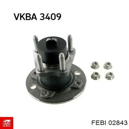 Маточини задніх коліс Febi 02843 ціна, від 54.86 USD