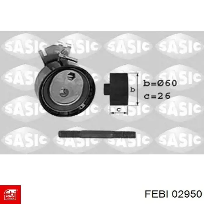 Купити 02950 Febi Болт гбц