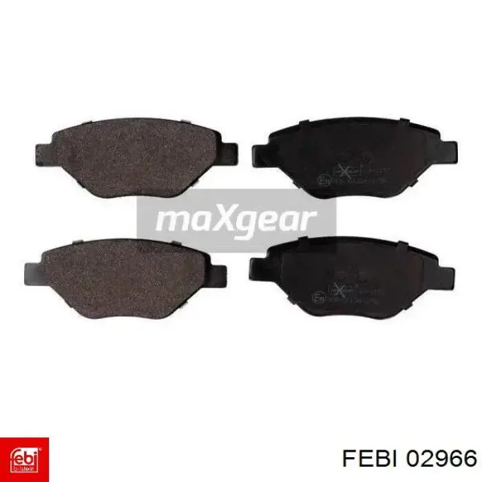 02966 Febi Права подушка мотора