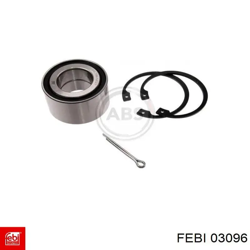 Купити 03096 Febi Підшипник ступиці передньої