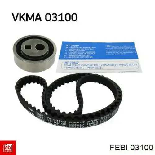 Купити 03100 Febi Буфер-відбійник амортизатора переднього