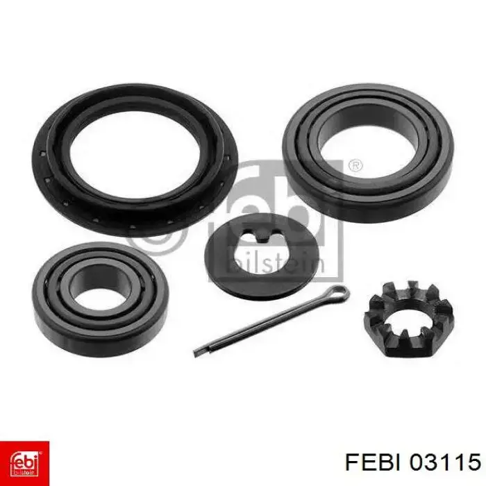 Купити 03115 Febi Підшипник маточини передньої/задньої