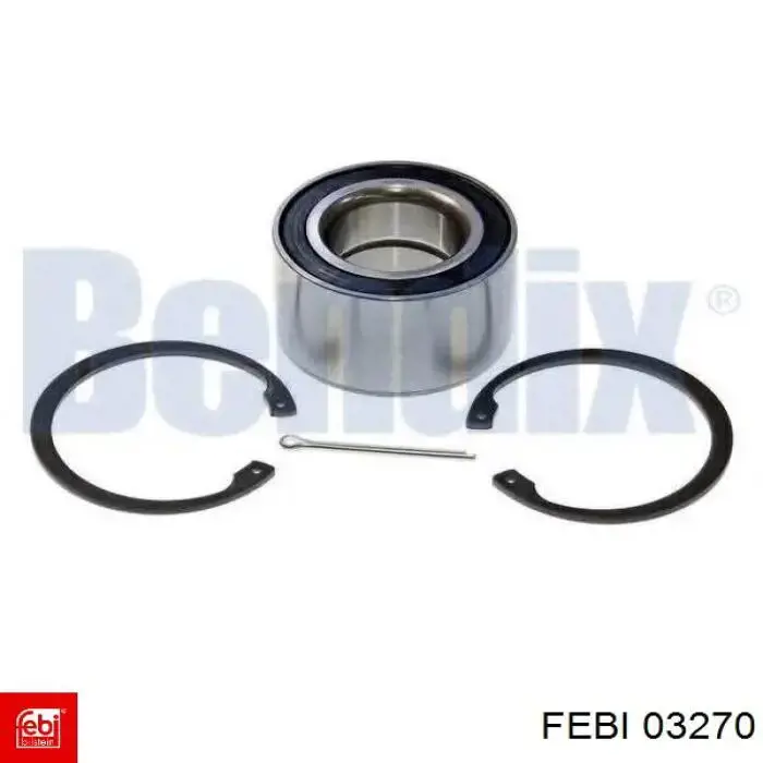 Купити 03270 Febi Підшипник ступиці передньої