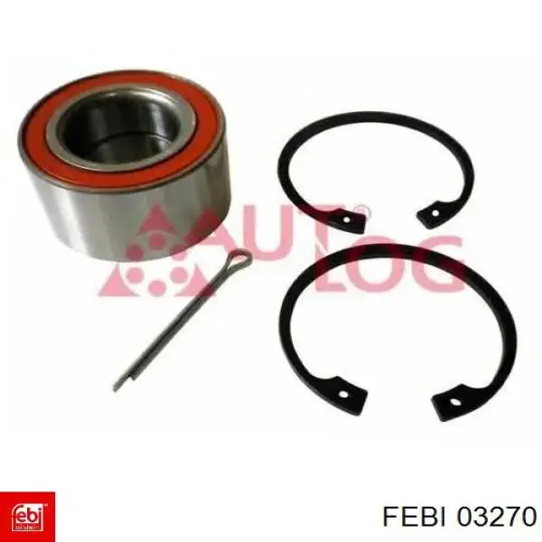 Комплект підшипник маточини передньої Febi 03270 ціна, від 12.23 USD