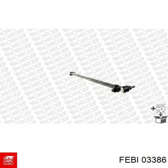 Тяга рульова центральна Febi 03386 ціна, від 48.71 USD