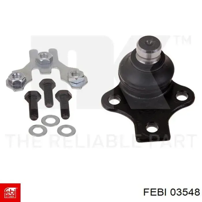 Купити 03548 Febi Кульова опора, нижня