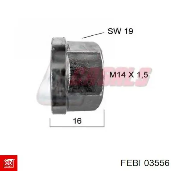 Гайка кріплення колеса Mercedes Sprinter I 4-t фургон (904) (1995 - 2006) ціна, від 0.71 USD