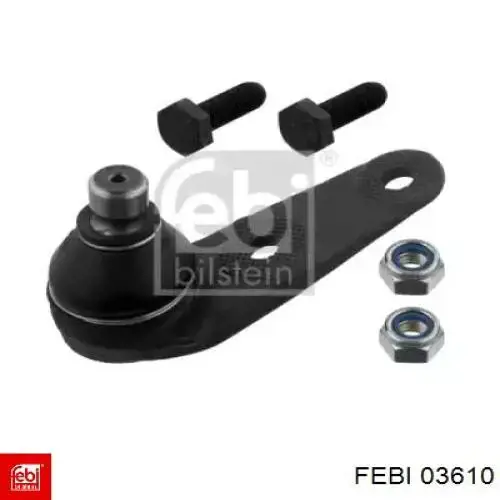 Кульова опора, нижня, ліва Febi 03610 ціна, від 10.66 USD