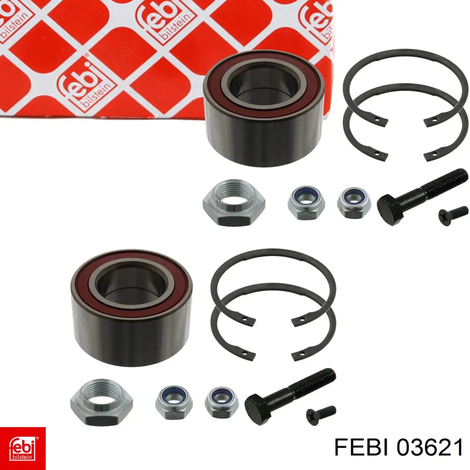 Комплект підшипник маточини передньої Febi 03621 ціна, від 14.09 USD