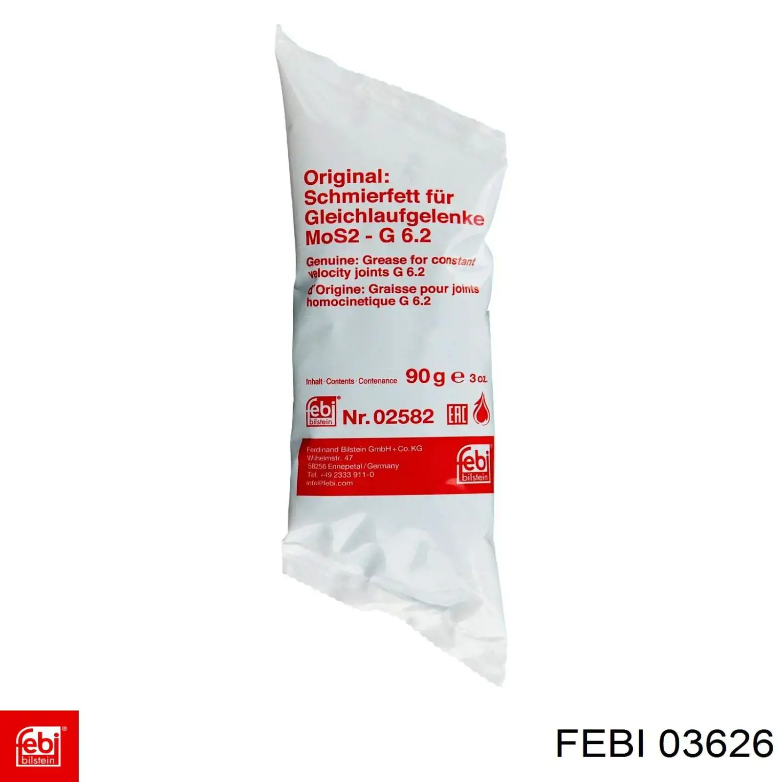 Пильник гранати внутрішній, передній півосі Febi 03626 ціна, від 10.53 USD