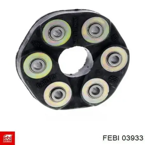 03933 Febi Муфта кардана еластична, перед./зад.