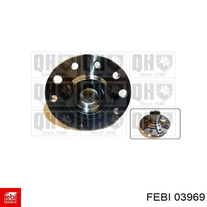 Передня маточина 03969 Febi