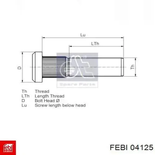 Подушка трансмісії (опора коробки передач) Febi 04125 ціна, від 2.97 USD