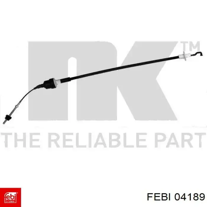 Трос зчеплення Febi 04189 ціна, від 6.75 USD