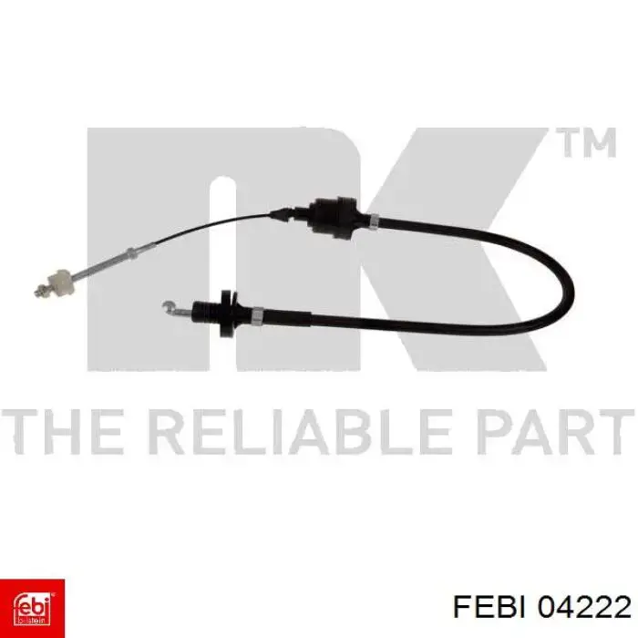 Трос зчеплення Febi 04222 ціна, від 6.95 USD