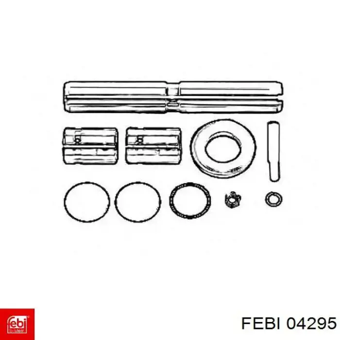 Ремкомплект шкворня поворотного кулака 04295 Febi