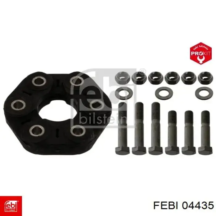 Муфта еластична карданного вала Febi 04435 ціна, від 45.60 USD