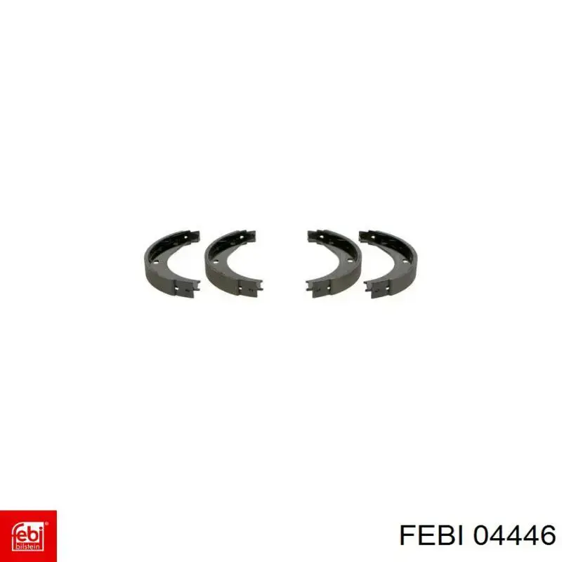 Колодки стоянкового гальма Febi 04446