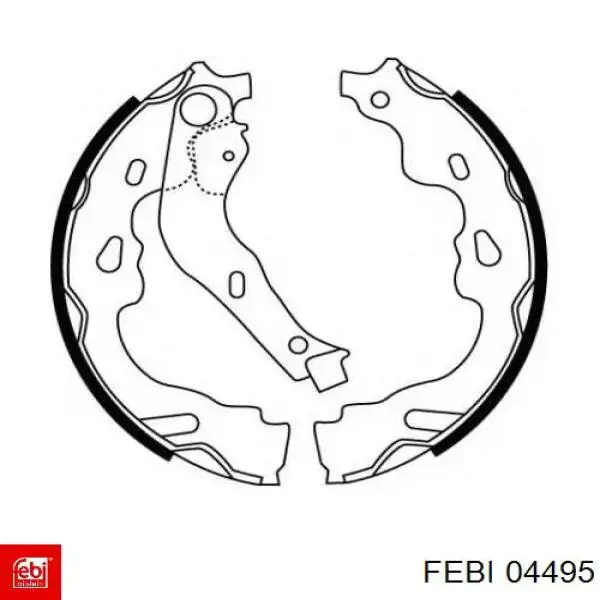 Купити 04495 Febi Ремкомплект шкворня поворотного кулака