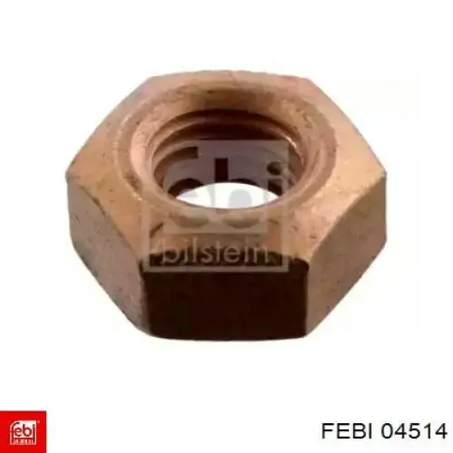 Купити 04514 Febi Гайка кріплення приймальної труби глушника (штанів)