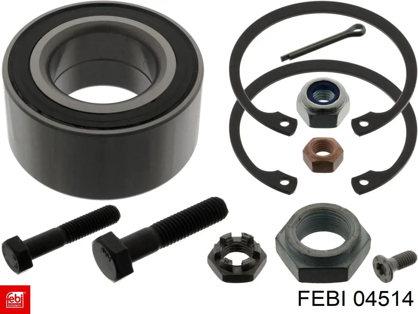 04514 Febi Гайка кріплення приймальної труби глушника (штанів)