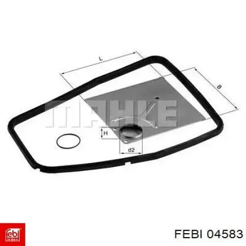 Купити 04583 Febi Масло і фільтр в коробку автомат 