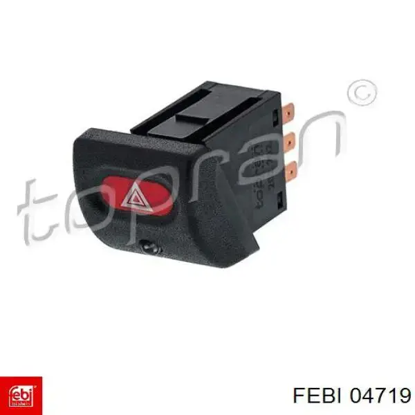 Кнопка включення аварійної сигналізації Febi 04719 ціна, від 7.40 USD
