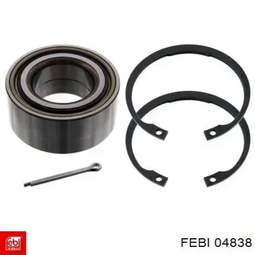 Комплект підшипник маточини передньої Febi 04838 ціна, від 16.44 USD