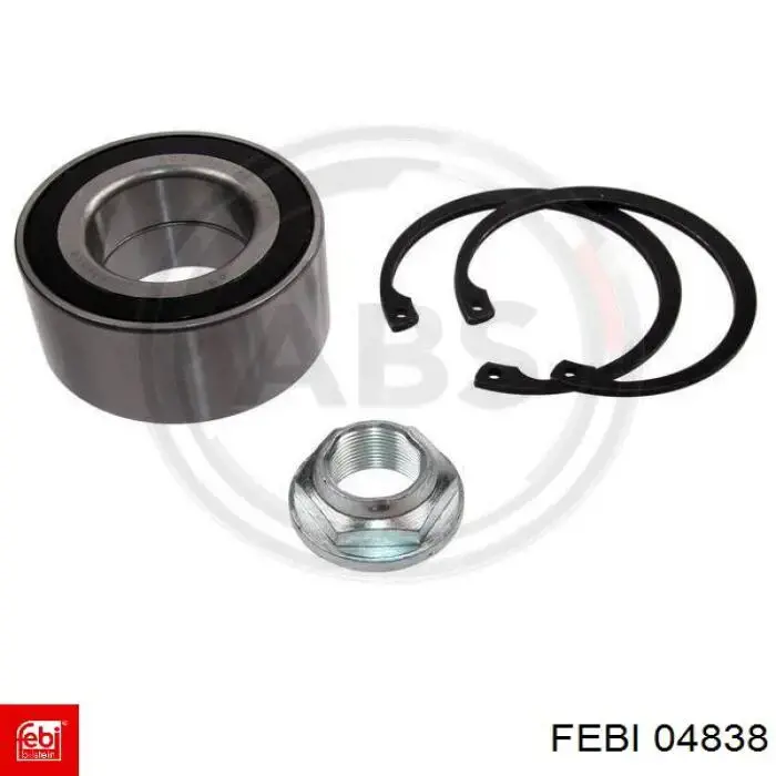 Купити 04838 Febi Підшипник ступиці передньої