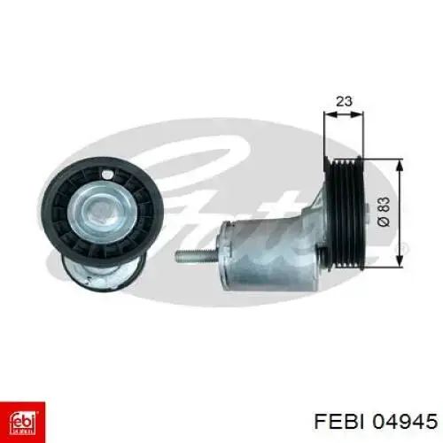 Купити 04945 Febi Сайлентблок задньої балки