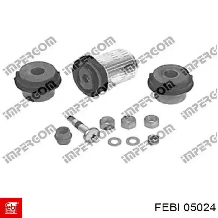 Подушка (опора) двигуна, ліва задня Febi 05024 ціна, від 32.46 USD