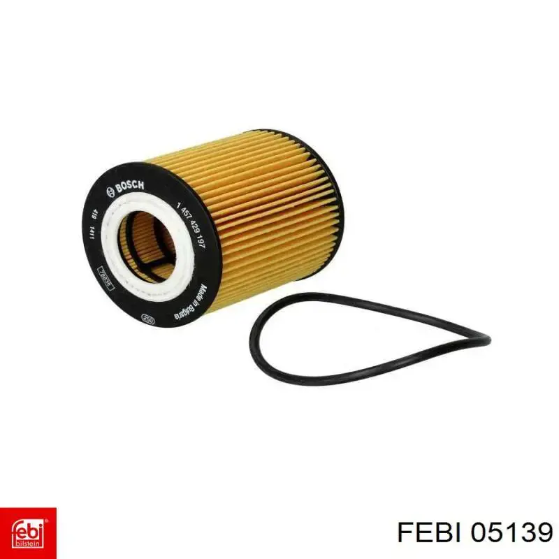 Купити 05139 Febi Гайка болта кріплення переднього важеля, нижнього