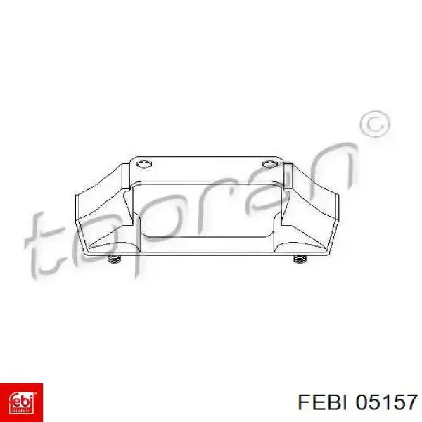 05157 Febi подушка трансмісії (опора коробки передач)