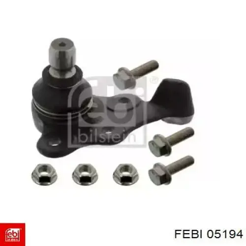 Кульова опора, нижня, права Febi 05194 ціна, від 13.35 USD
