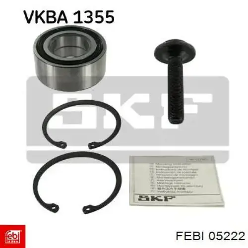 Купити 05222 Febi Підшипник задньої ступиці
