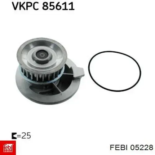 Відбійник задньої ресори 05228 Febi