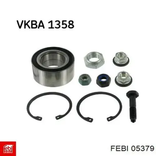 05379 Febi Підшипник ступиці задньої
