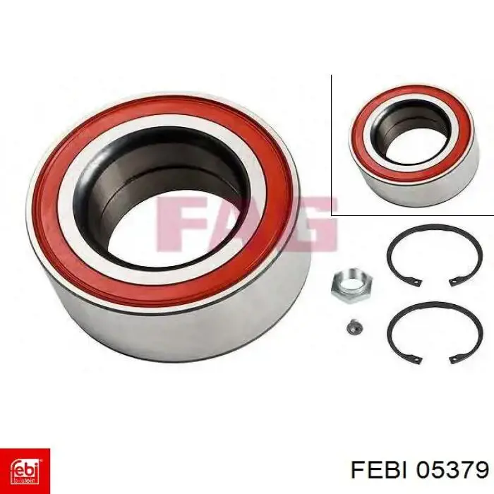 Купити 05379 Febi Підшипник задньої ступиці
